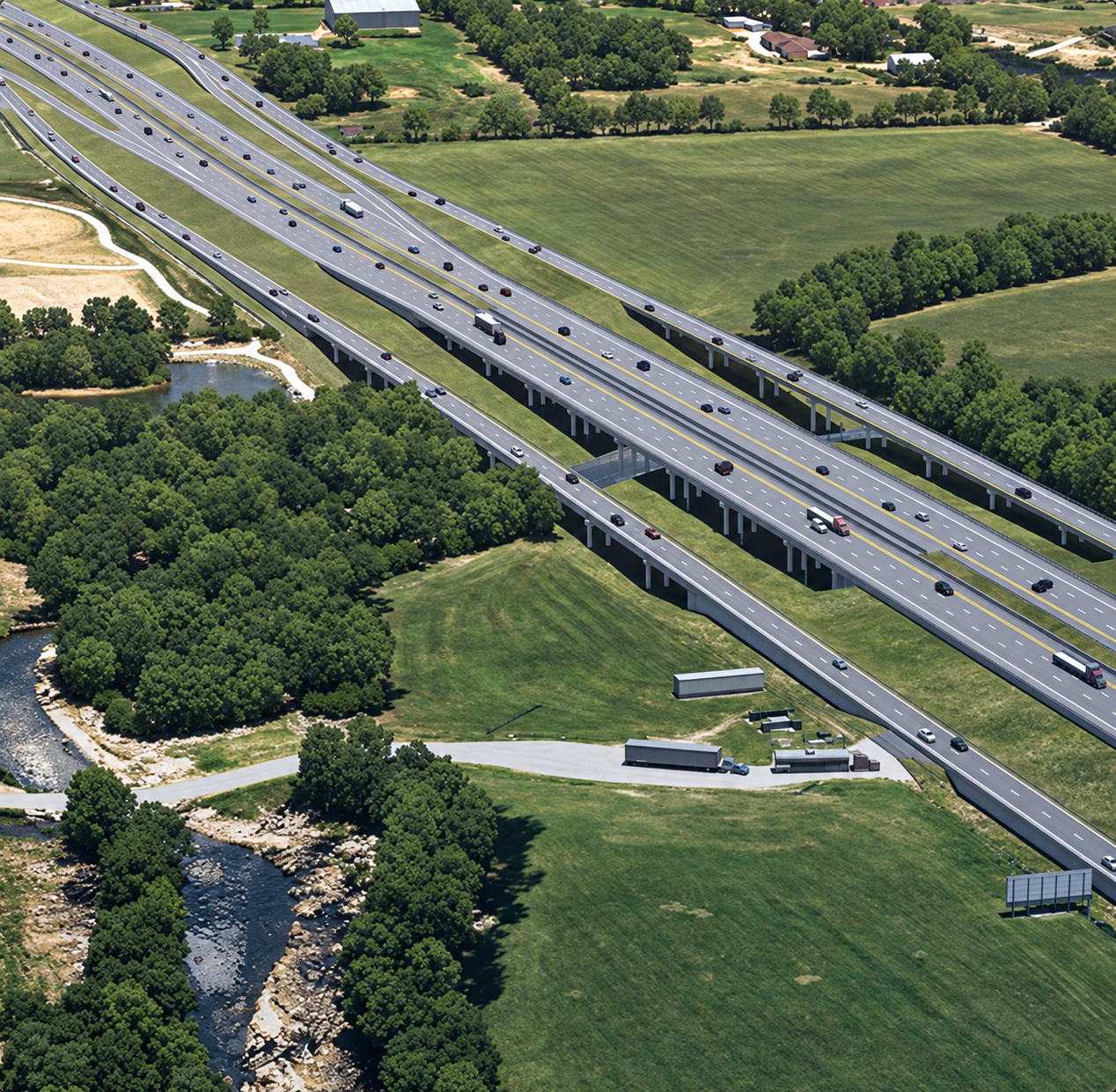 Civil Reel highway corridor visualization