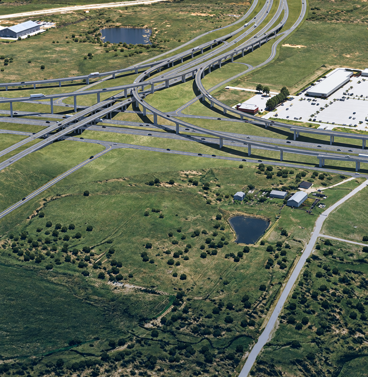 Civil Reel transportation infrastructure visualization